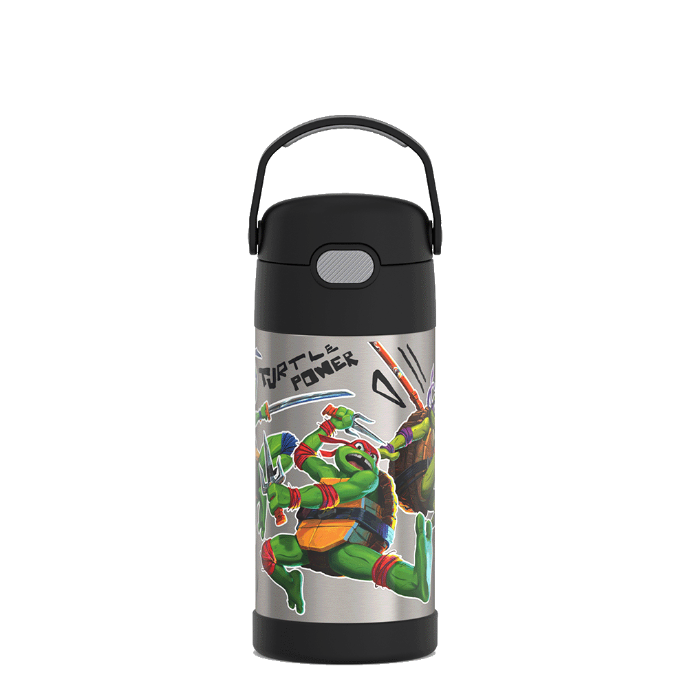 12oz FUNtainer® Water Bottle Teenage Mutant Ninja Turtles