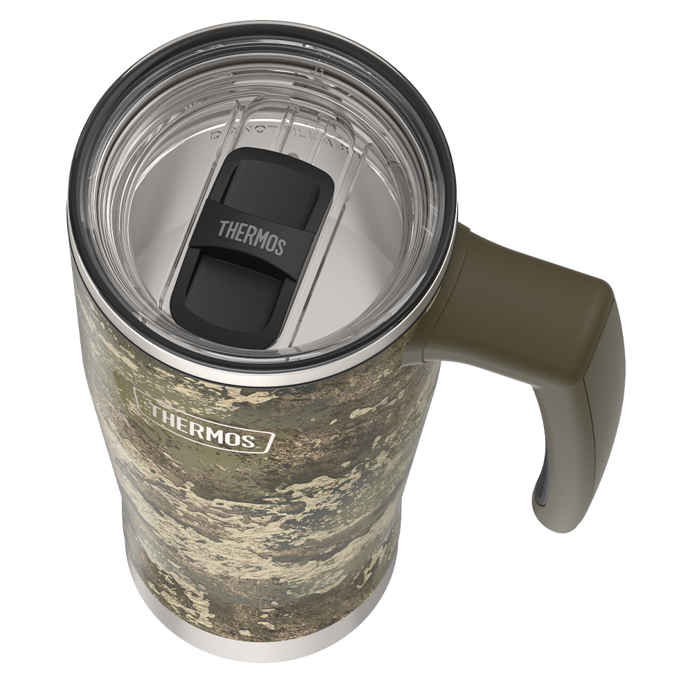 18oz Icon™ Mug with Slide Lock Lid — TrueTimber™ Strata Camo - Image 8