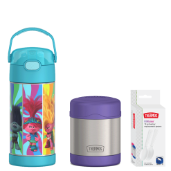 12oz Trolls FUNtainer® Water Bottle & 10oz Food Jar Bundle