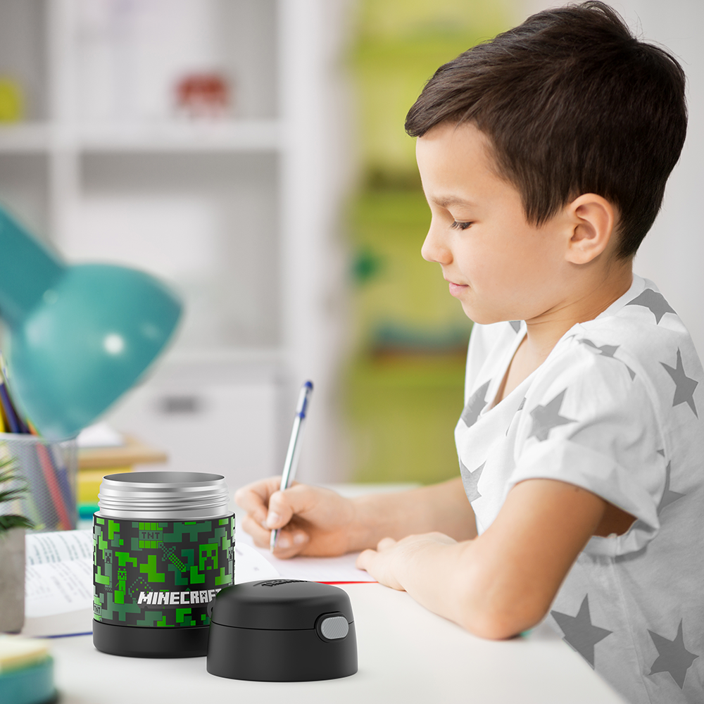 10oz FUNtainer® Food Jar Minecraft - Image 8