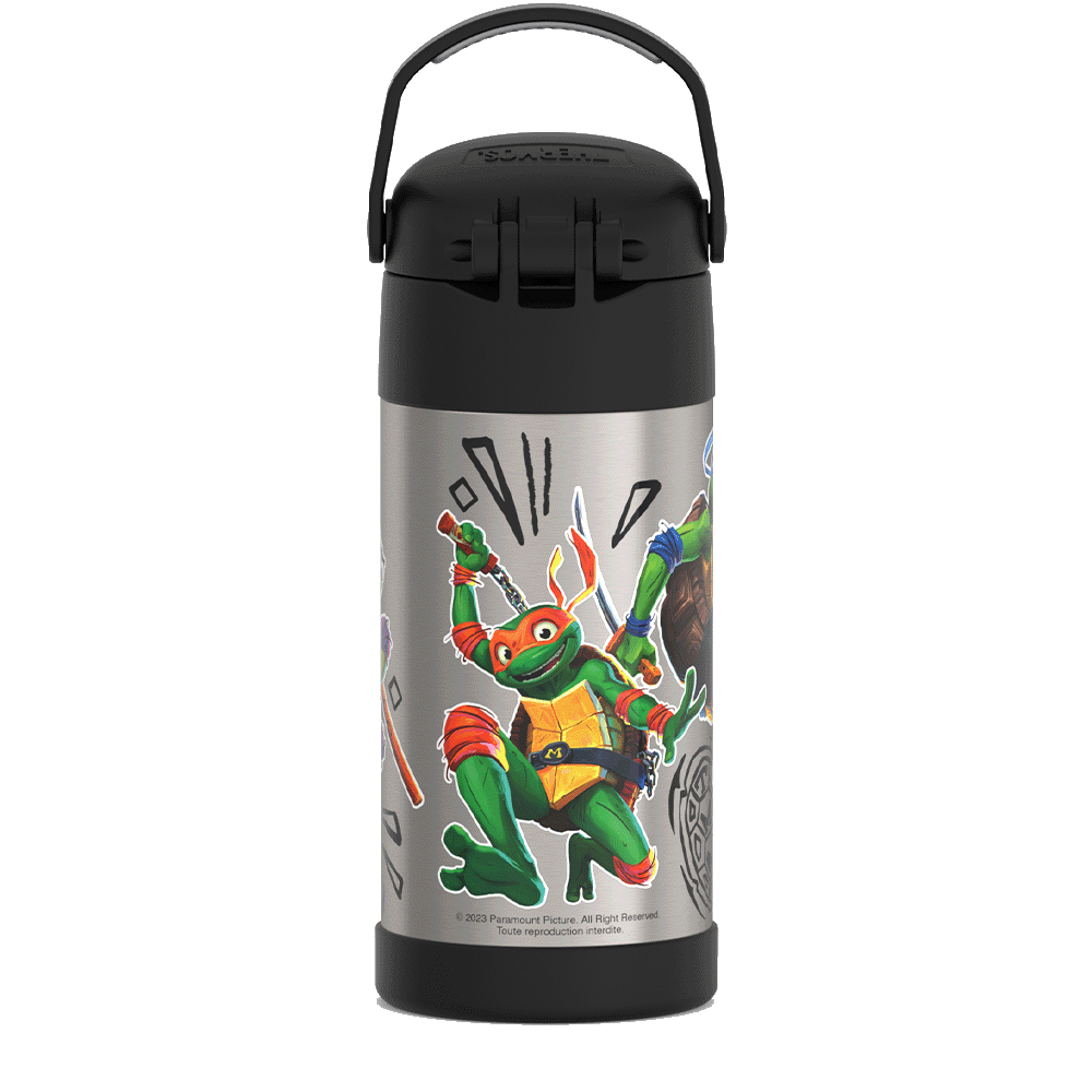 12oz FUNtainer® Water Bottle Teenage Mutant Ninja Turtles - Image 5