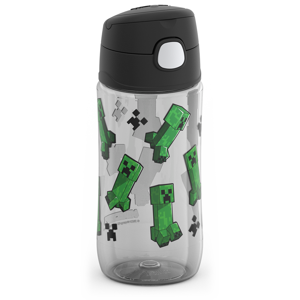 16oz Thermos® Kids Water Bottle With Spout Lid Minecraft - Image 4