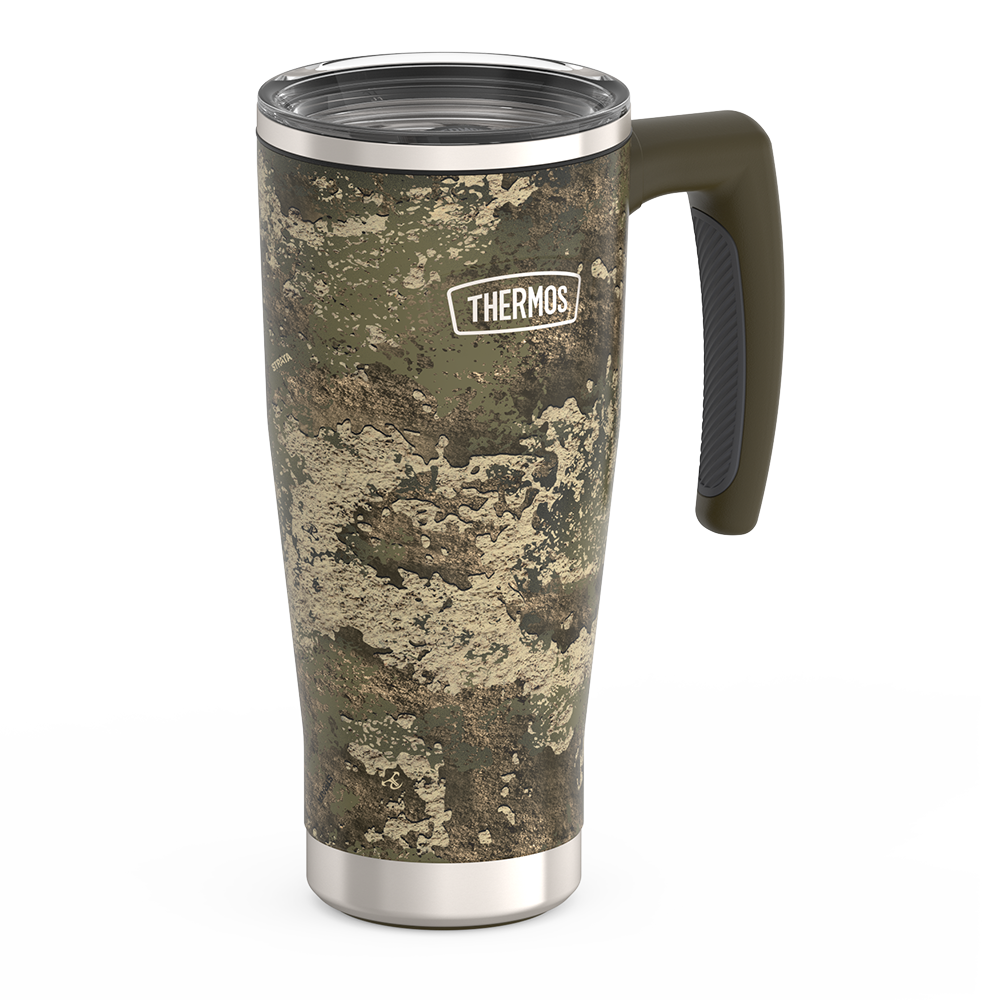 18oz Icon™ Mug with Slide Lock Lid — TrueTimber™ Strata Camo - Image 6