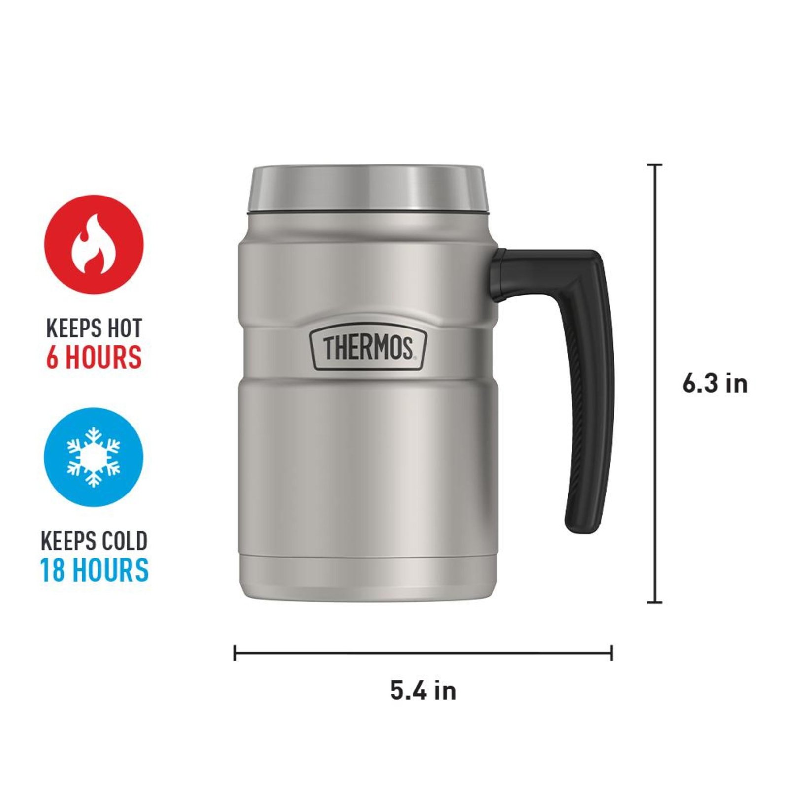 16oz Stainless King™ Coffee Mug - Image 5