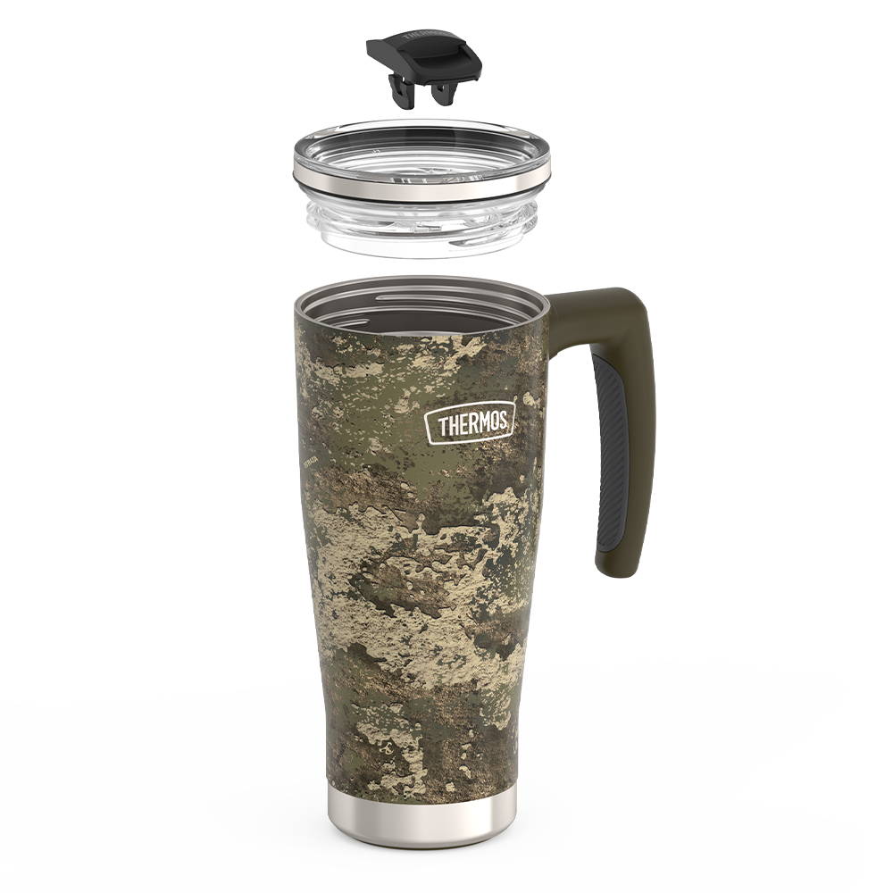 18oz Icon™ Mug with Slide Lock Lid — TrueTimber™ Strata Camo - Image 7