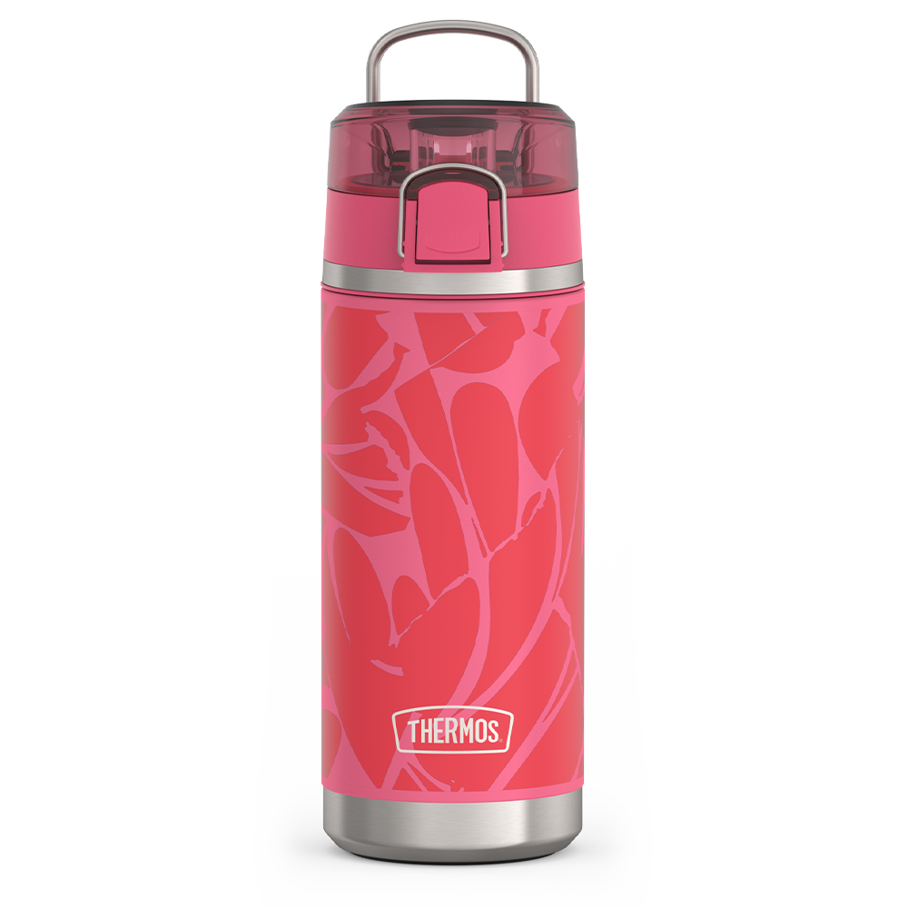 18oz Icon™ Kids Water Bottle With Spout Lid - Abstract Petals - Image 5