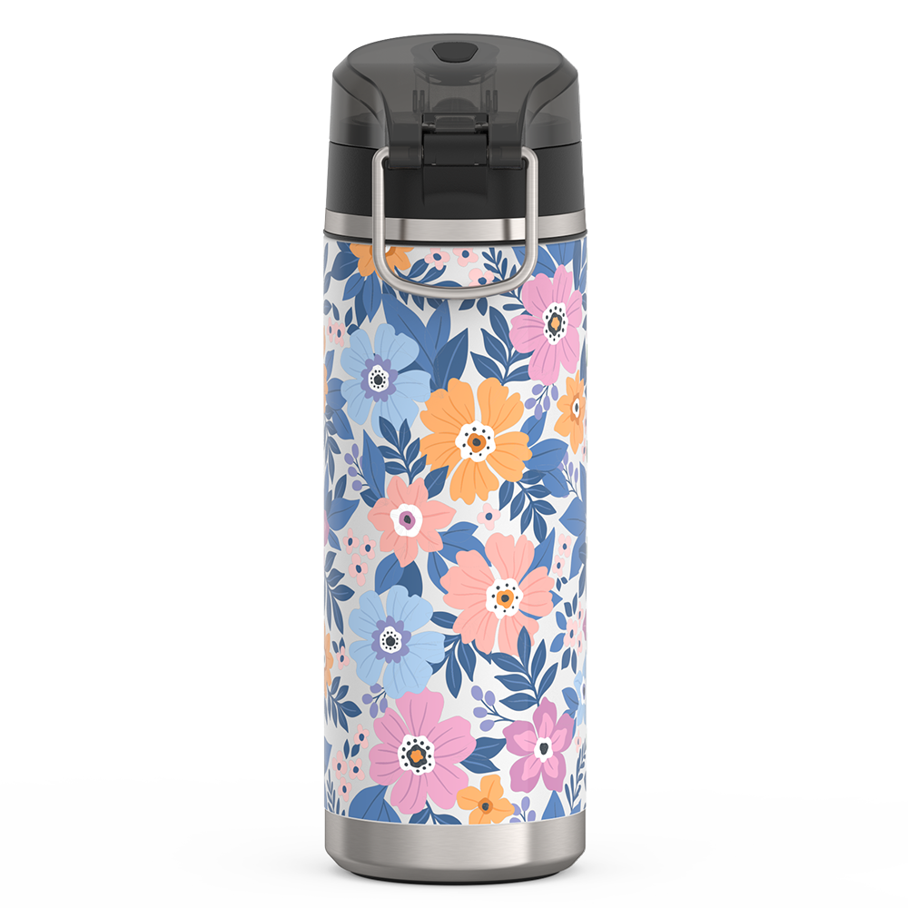24oz ICON™ WATER BOTTLE WITH SPOUT - SPRING FLORAL - Image 3