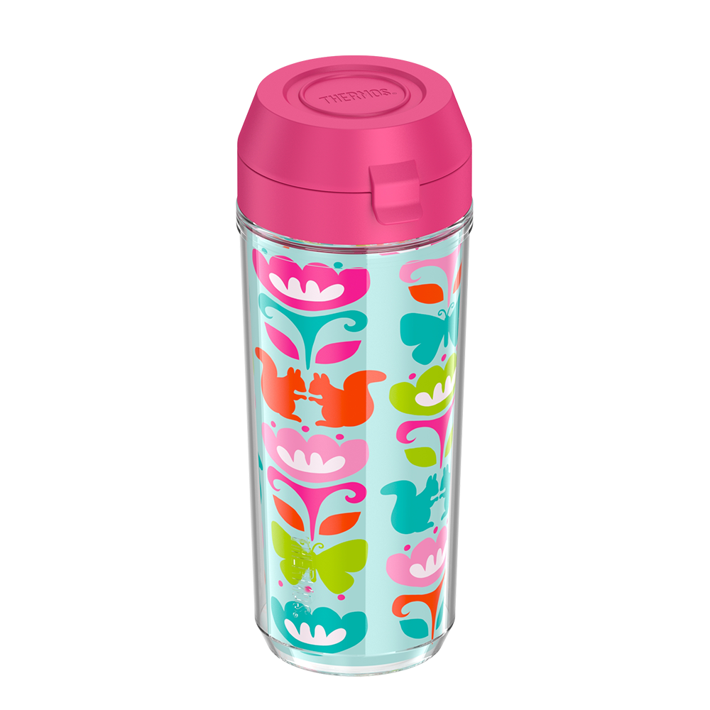 18oz Double Wall Water Bottle Squirrel Rows - Image 3