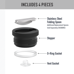 Alternative view of 16oz + 24oz ICON™ FOOD JAR - REPLACEMENT STOPPER